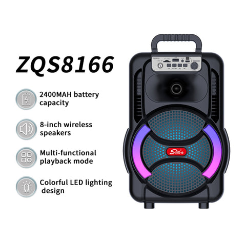 Bluetooth zvucnik ZQS-8166 sa mikrofonom