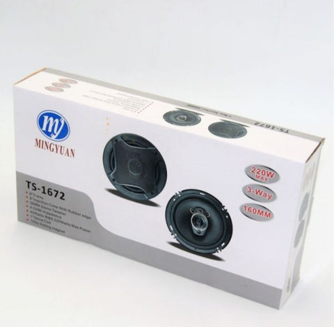 Zvucnici za auto TS-1672 okrugli 16cm