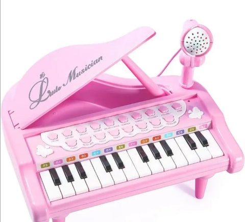 Deciji klavir sa mikrofonom ROZE