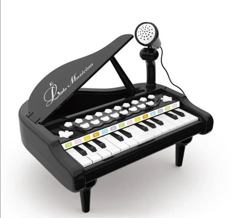 Deciji klavir sa mikrofonom CRNI