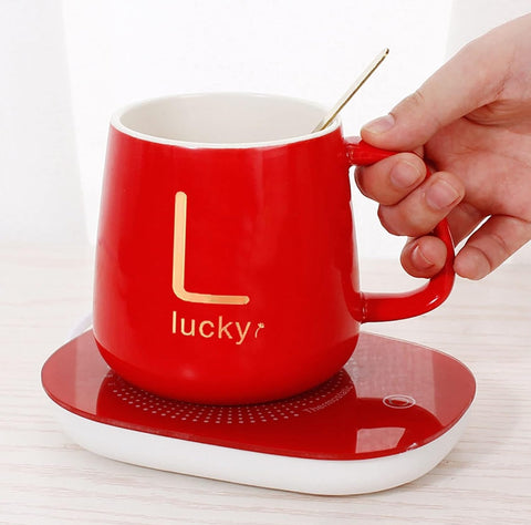 Solja za napitke sa grejacem elektricna crvena