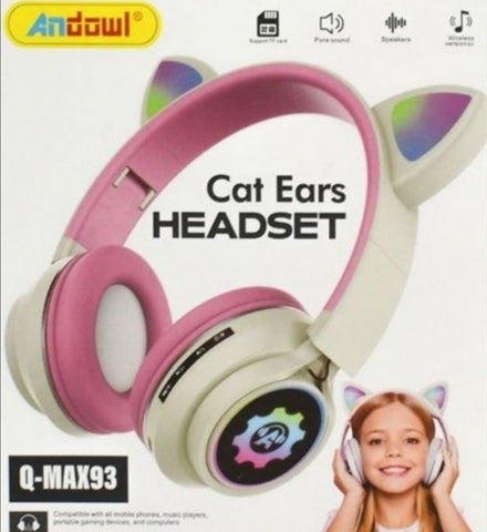 Slusalice bezicne Q-MAX 93 svetlece usi