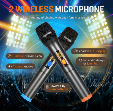Mikrofon set DX-U220 -Wireless 2 kom u setu