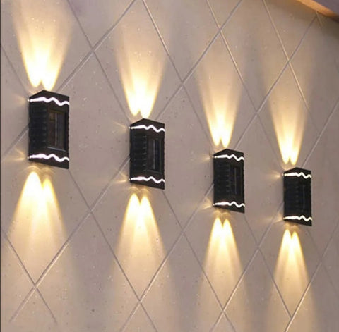 Solarne lampe dekorativne zidne set 4kom