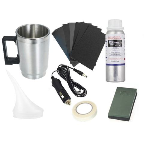 Set za Polimerizaciju Poliranje farova 300gr tecnosti