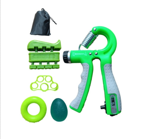 Grip za vezbanje ruku podlaktice stiskavac se 5in1 zeleni