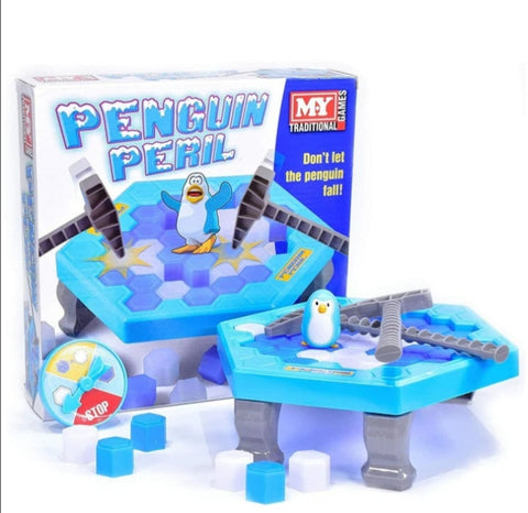 Drustvena igra spasi pingvina -pingvin na ledu