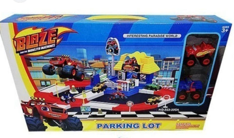 Blaze set benzinska stanica sa 2 autica