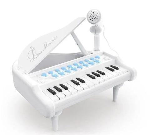 Deciji klavir sa mikrofonom BELI