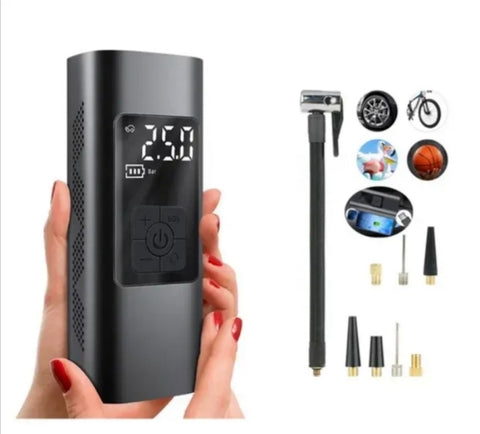 Pumpa mini kompresor za bicikl trotinet kvad auto digitalna 12v