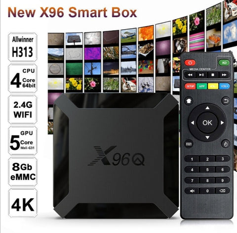 Android TV BOX H-313 -resiver X96Q 2GB-16GB