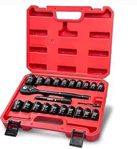 Set nasadnih udarnih kljuceva 23 kom u koferu 1/2 inca