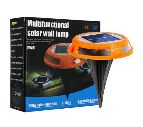 Solarna multifunkcionalna RGB lampa za dvorista i baste