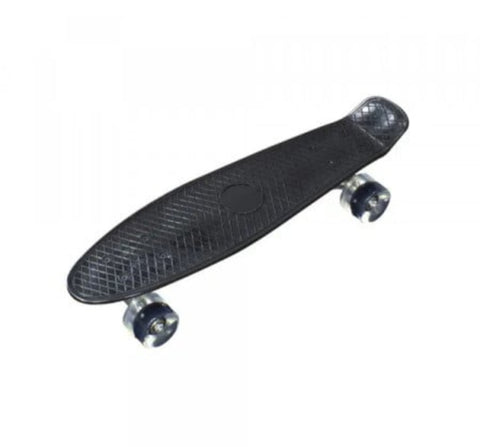 Penibord skejtbord 56cm svetleci tockovi crni