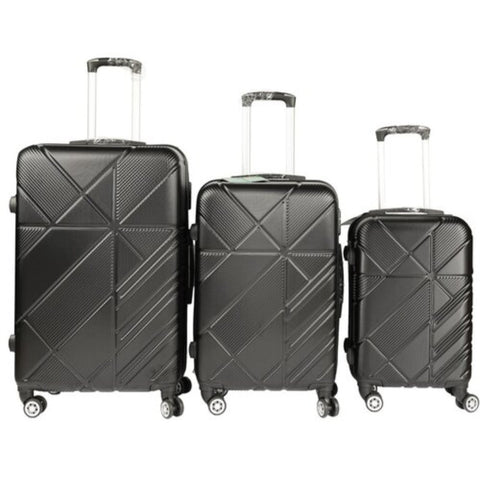 Koferi za putovanje 3u1 set crni