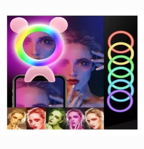 Selfi mini ring RGB za telefon
