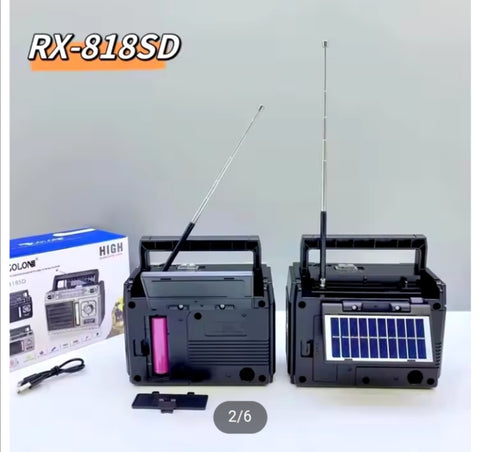 Radio tranzistor GOLON RX 818SD solarni
