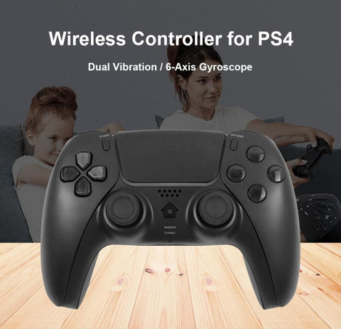 Dzojstik T28 bezicni za PS4 -plavi -crveni -crni
