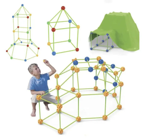 Svetleca konstrukcija za sklapanje zamka za igru fun forts glow