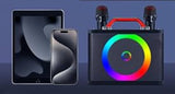 Bluetooth karaoke masina dual Y-12 sa 2 mikrofona