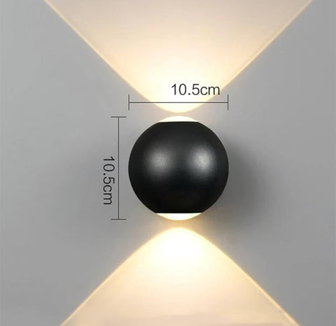 Zidna lampa moderna 6w dekorativna za kuce i zgrade
