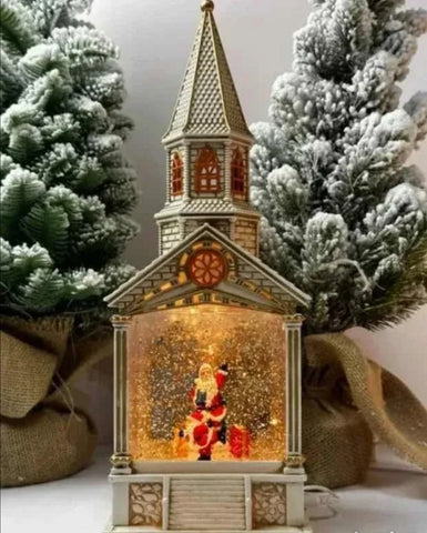 Novogodisnja kucica dvorac deda mraz