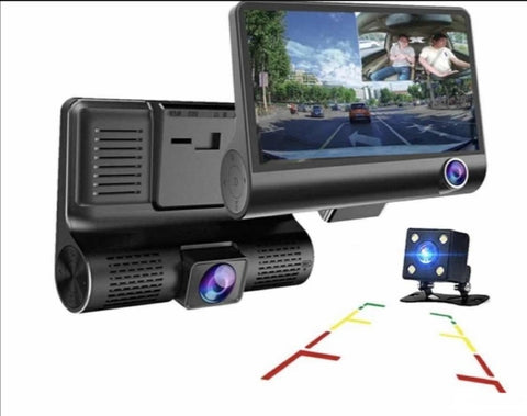 Monitor 4+kamera napred i nazad auto kamera G senzor