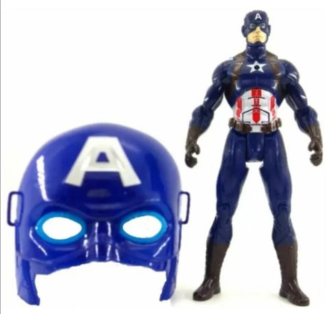 Muzicka figura avenger heroj sa maskom KAPETAN AMERIKA