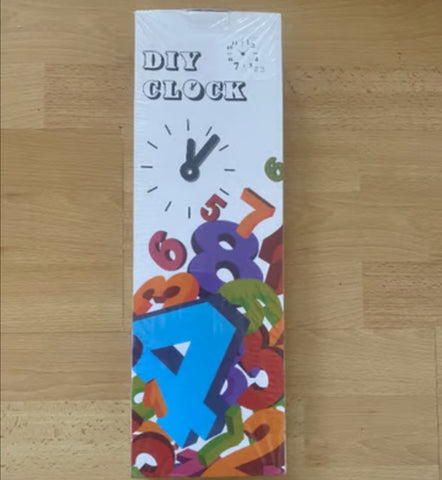 Zidni sat DIY CLOCK samolepljivi