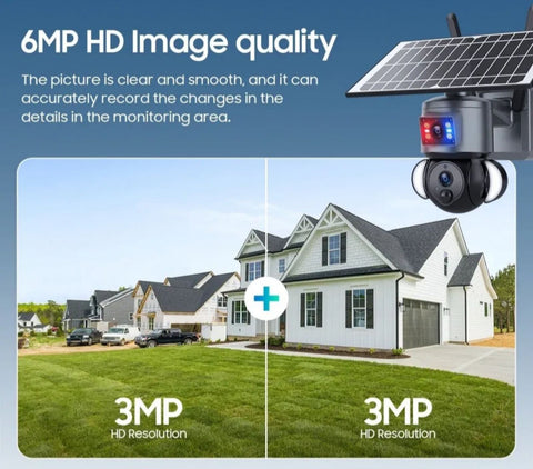 Kamera solarna 6MP -2 sociva 4G