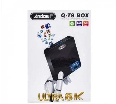 Android smart tv box Q-T9 4GB ram+ 64GB rom