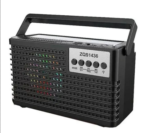 Solarni tranzistor bluetooth zvucnik sa mikrofonom ZQS 1436