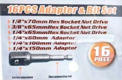 Set adaptera i bitova za srafilicu 16kom