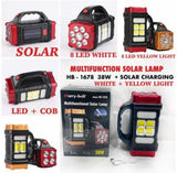 Solarna lampa multifunkcionalna HB-1678 -38W