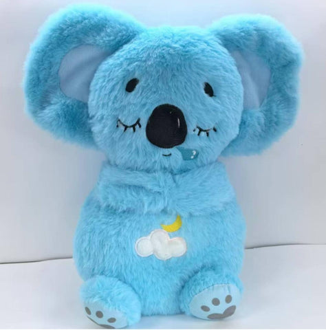 Plisana koala koja dise roze i plava