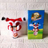 Deda mraz koji plese na glavi -plesni deda mraz