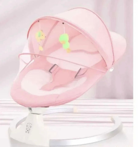 Njihalica za bebe ljuljaska elektricna siva BBA 668