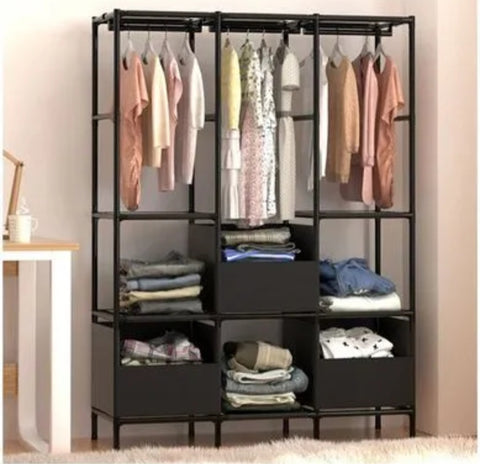 Stender multifunkcionalni garderober sa policama za obucu