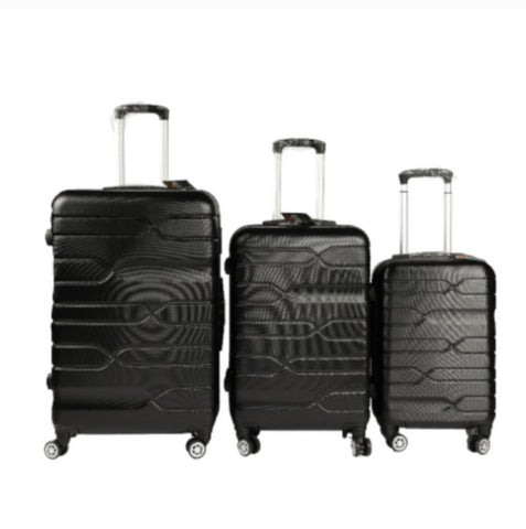 Koferi za putovanje 3u1 set crni