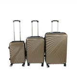 Koferi za putovanje 3u1 set zlatni