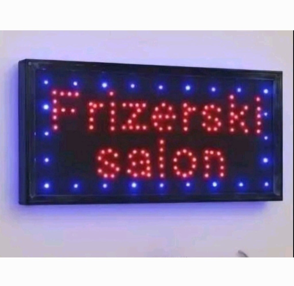 Svetleca led reklama Frizerski salon – MEGA-SHOP.RS