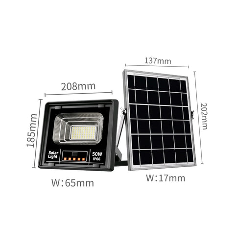 Solarni led reflektor sa panelom 50w