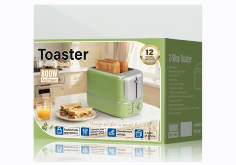 Toster elektricni za 2 kriske hleba -800w