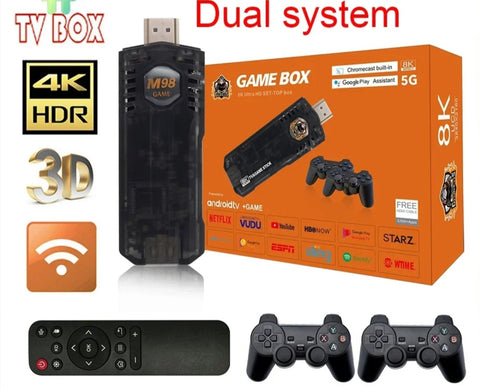 Konzola tv box X2 plus game box sa 2 dzojstika