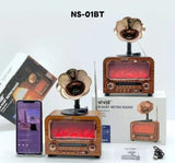 Retro radio tranzistor NS-01 sa efektom plamena