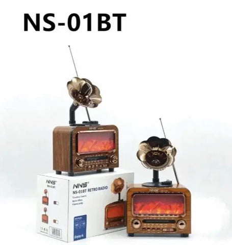 Retro radio tranzistor NS-01 sa efektom plamena