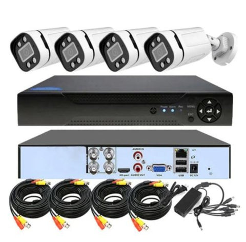 Video nadzor sa 4 kamere i resiverom set 4K sistem