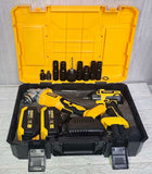 Dewalt set aku odvijac udarni +srafilica  +  brusilica 128v 3u1