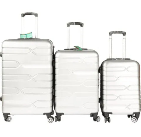 Koferi za putovanje 3u1 set sivi