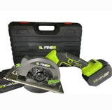 Akumulatorski cirkular sa 2 baterije  L Fine u koferu